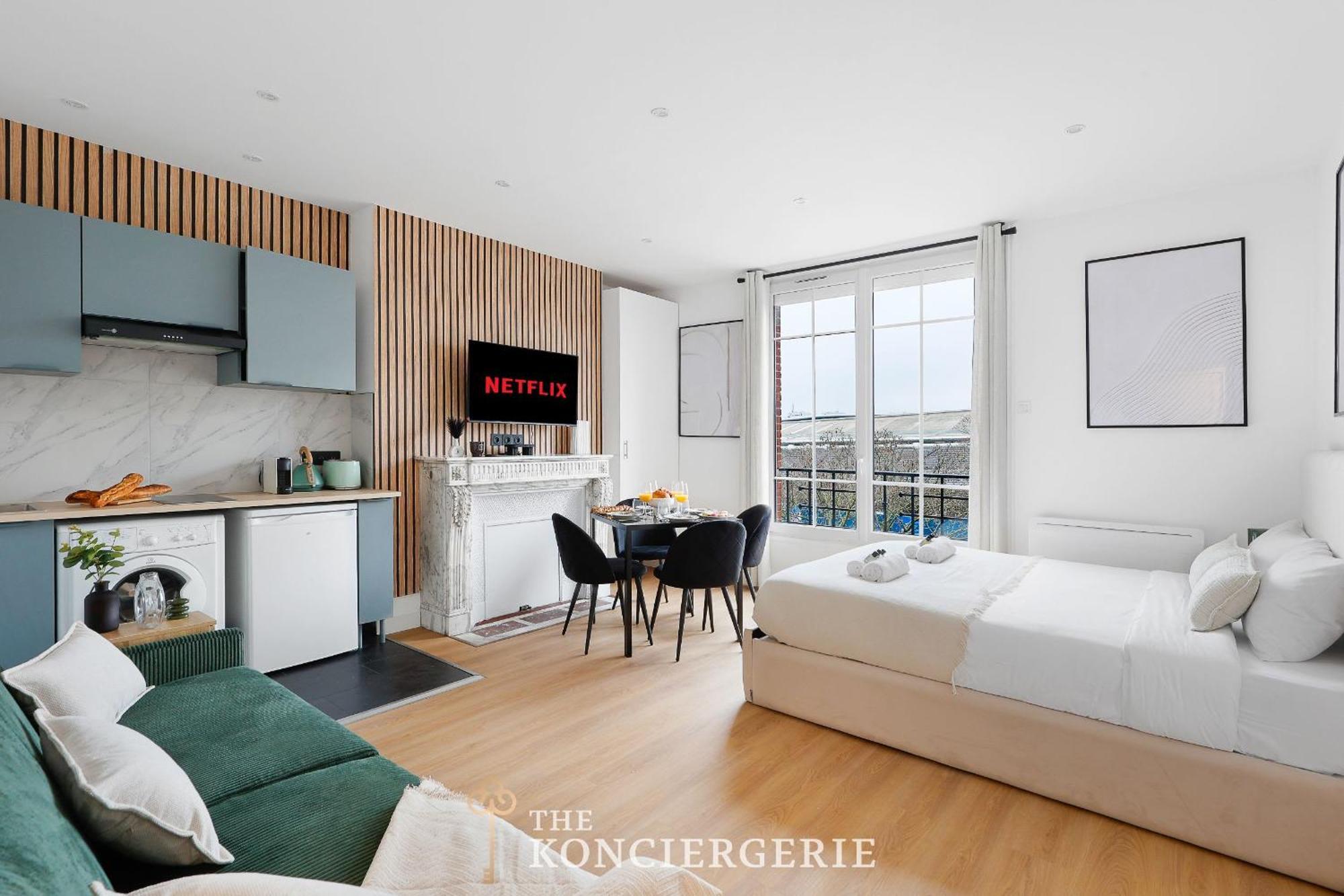 Appartamento D'architecte Avec Cheminee - Design -4 Personnes
